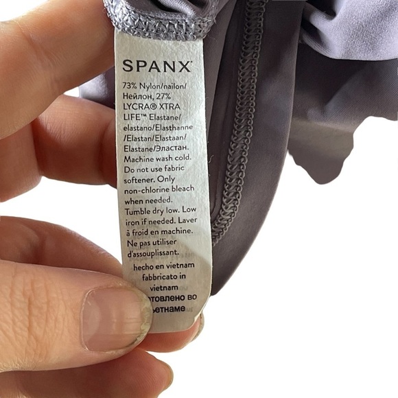 Spanx Go Lightly At-The-Hip Tank Size Small Satin Purple - Picture 9 of 13